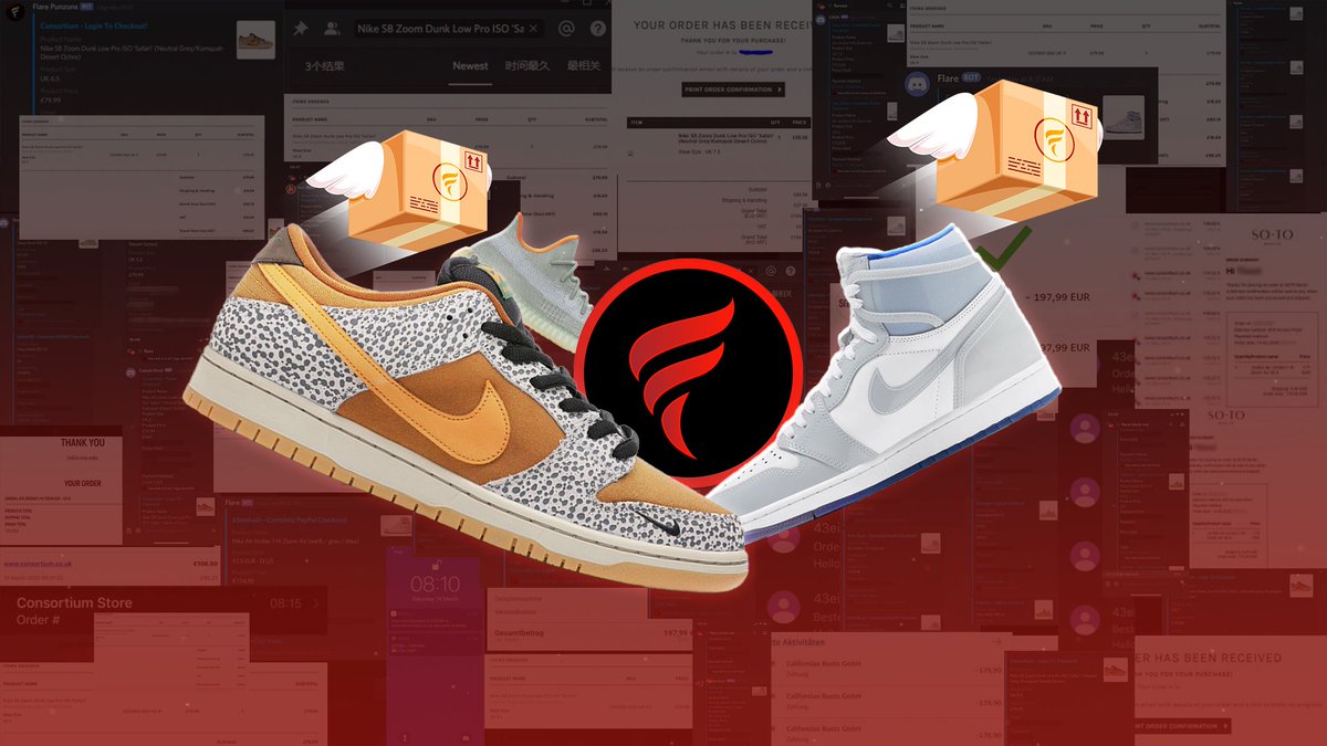 DESTROYED SAFARI, JORDAN RACER &amp; YEEZY SAGE! 📽️

OVER 150+ checkouts on safari
OVER 300+ checkouts on jordan
AND A LOT OF MORE SUCCESS!

Retweet and like for a chance to win one copy of FlareAIO
If we should do a little restock today retweet this tweet🎬