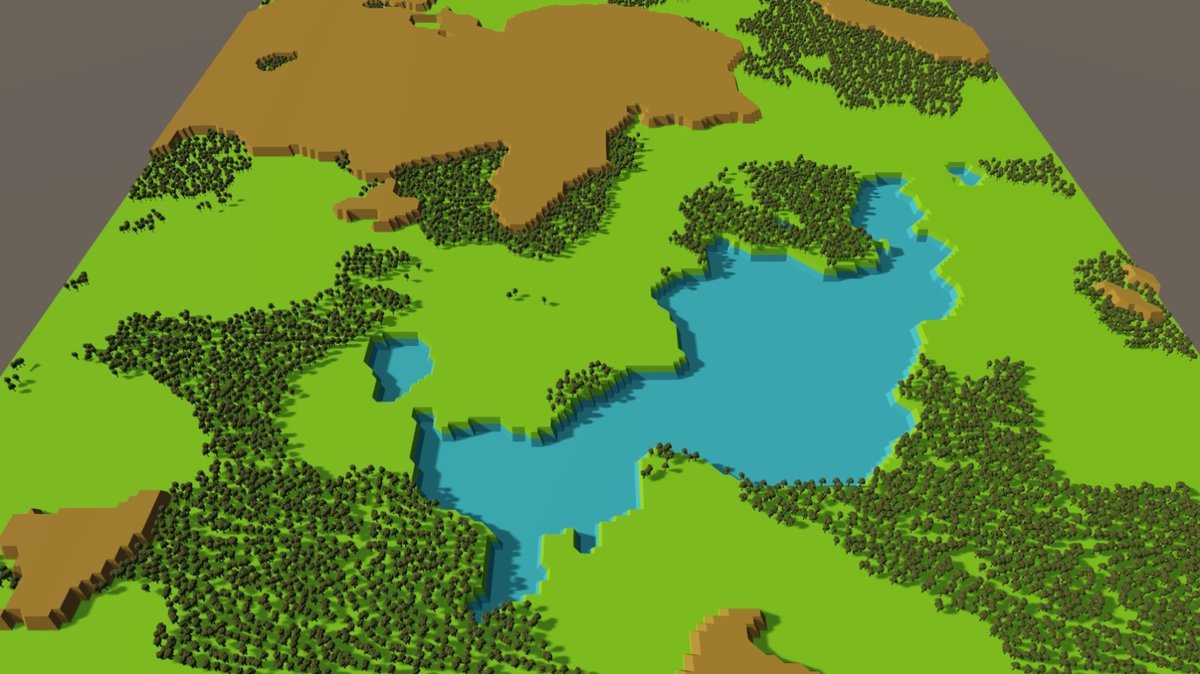BokerGameDev's tweet photo. Hey! I'm (mostly) back! I'm currently working on my end-of-degree project which is about Procedural Map Generation for RTS (Age Of Empires-like) games. Progress between yesterday and today. #LowPoly #Unity #Unity3D #indiegame #indiedev #gamedev #programming https://t.co/jONRC3IBa7