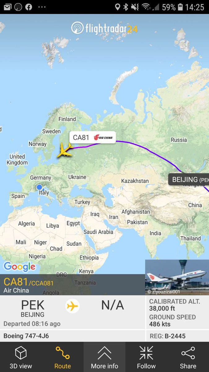 GeopoliticalCen's tweet photo. Il volo di aiuti medici dalla Cina atteso a Malpensa tra circa due ore. https://t.co/3KPTSpxu2X