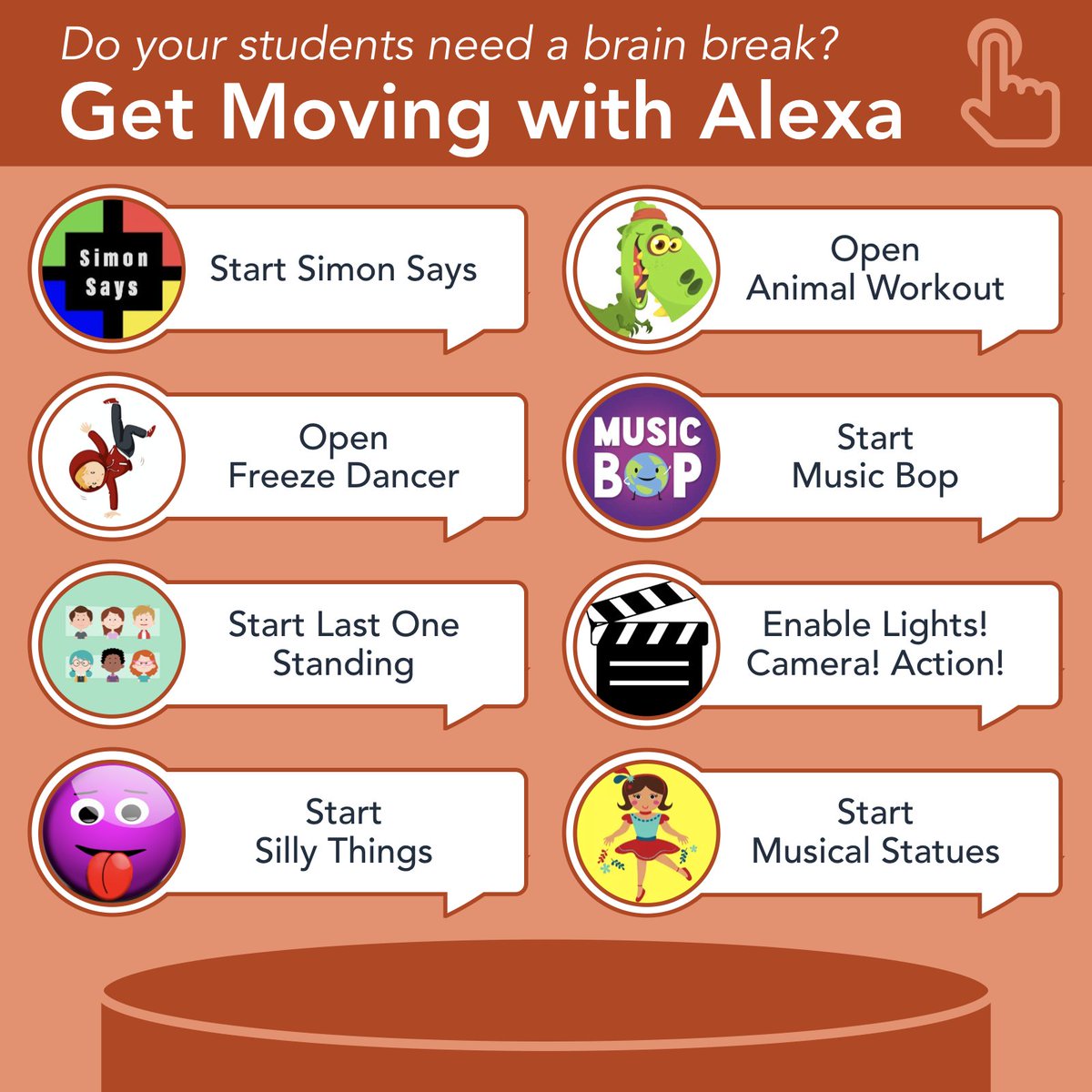 tonyvincent's tweet photo. 🗣 If you've got an Echo device or the Alexa app, kids can play games and get moving. #homeschooling https://t.co/3G8N2TEBkH