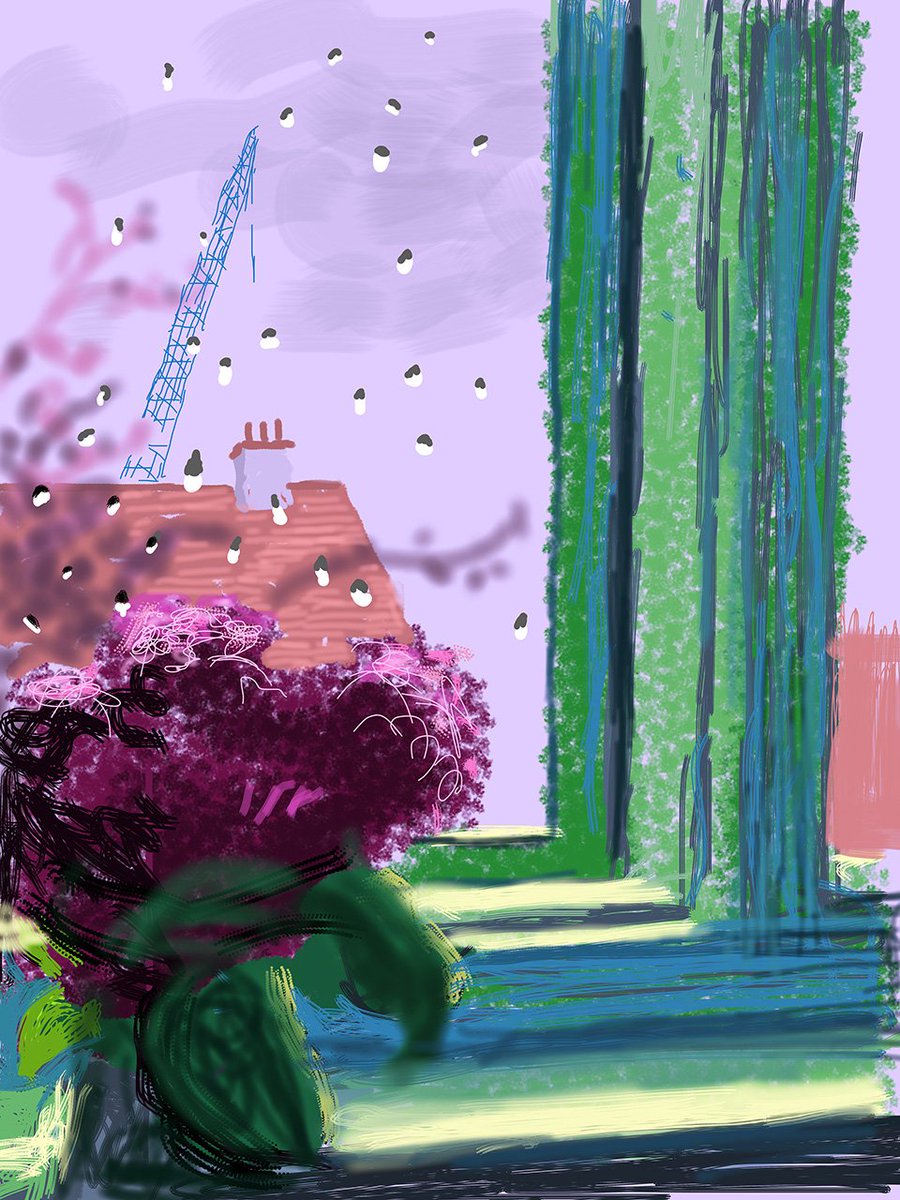 hipst_eria's tweet photo. Hoy, domingo de
#OrgulloAbstracto
#OrgulloArteContemporaneo
Yo #MequedoEnCasa
Desde mi ventana.
'David Hockney: My Window'.
El Arte Digital del gran artista contemporaneo, realizado con un IPhone y con un IPad, desde una ventana de su casa de Yorkshire.
(2009 - 2012) https://t.co/6iol52tYXp