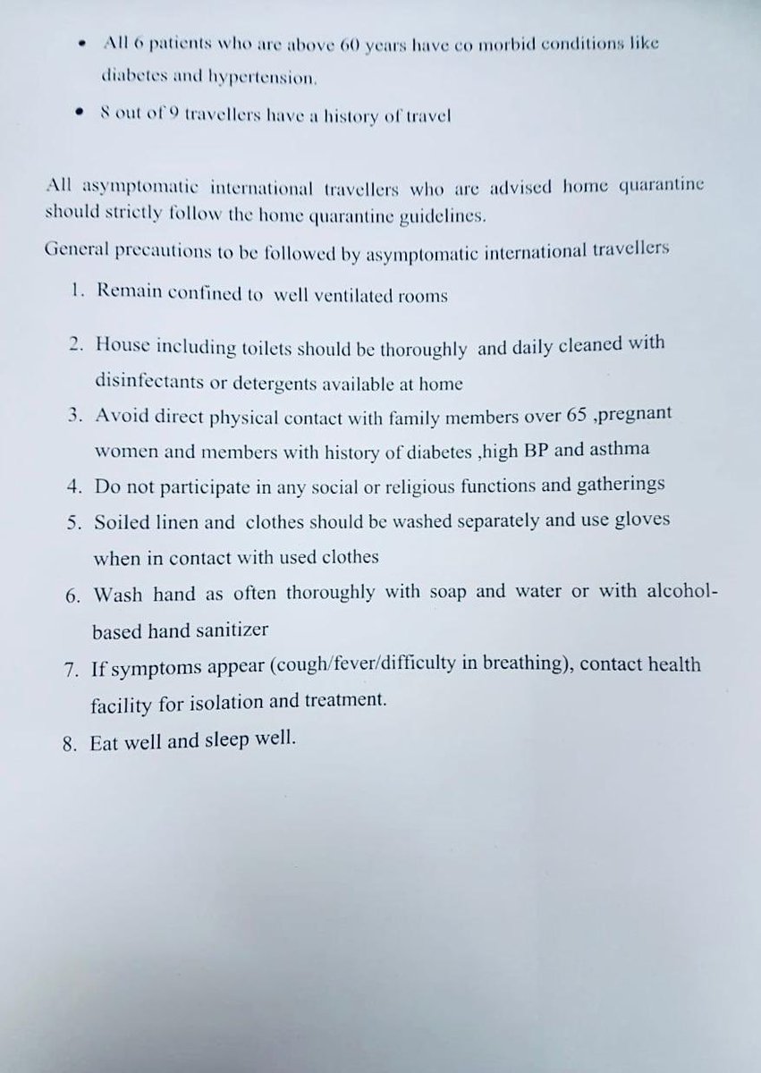 mybmc's tweet image. #CoronavirusUpdates
As on 15-March

*️⃣ Admitted Total

⬛ 418 | # Tested
🟠   75 | # Awaited
🟢 334 | # Negative
🔴     9 | # Positive
(5: Mumbai + 4: outside)

*️⃣ Today’s Results

🟦 43 | # Tested
🟢 43 | # Negative 👍🏼
🔴   0 | # Positive 👍🏼

#NaToCorona