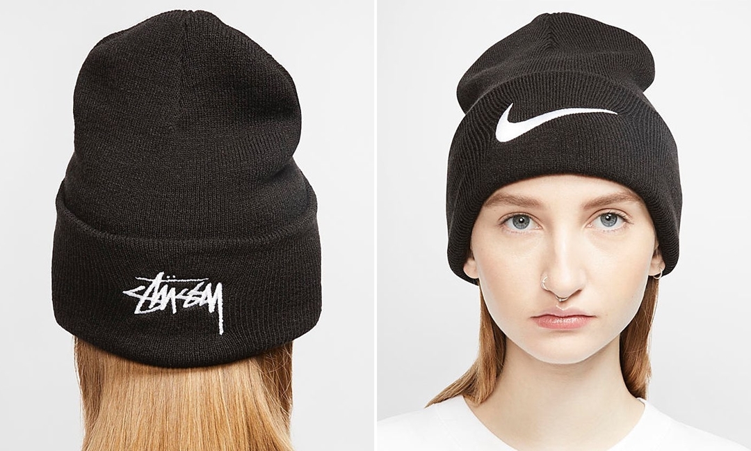 Stussy NIKE Beanie black ナイキ ステューシー ニット帽 - 帽子