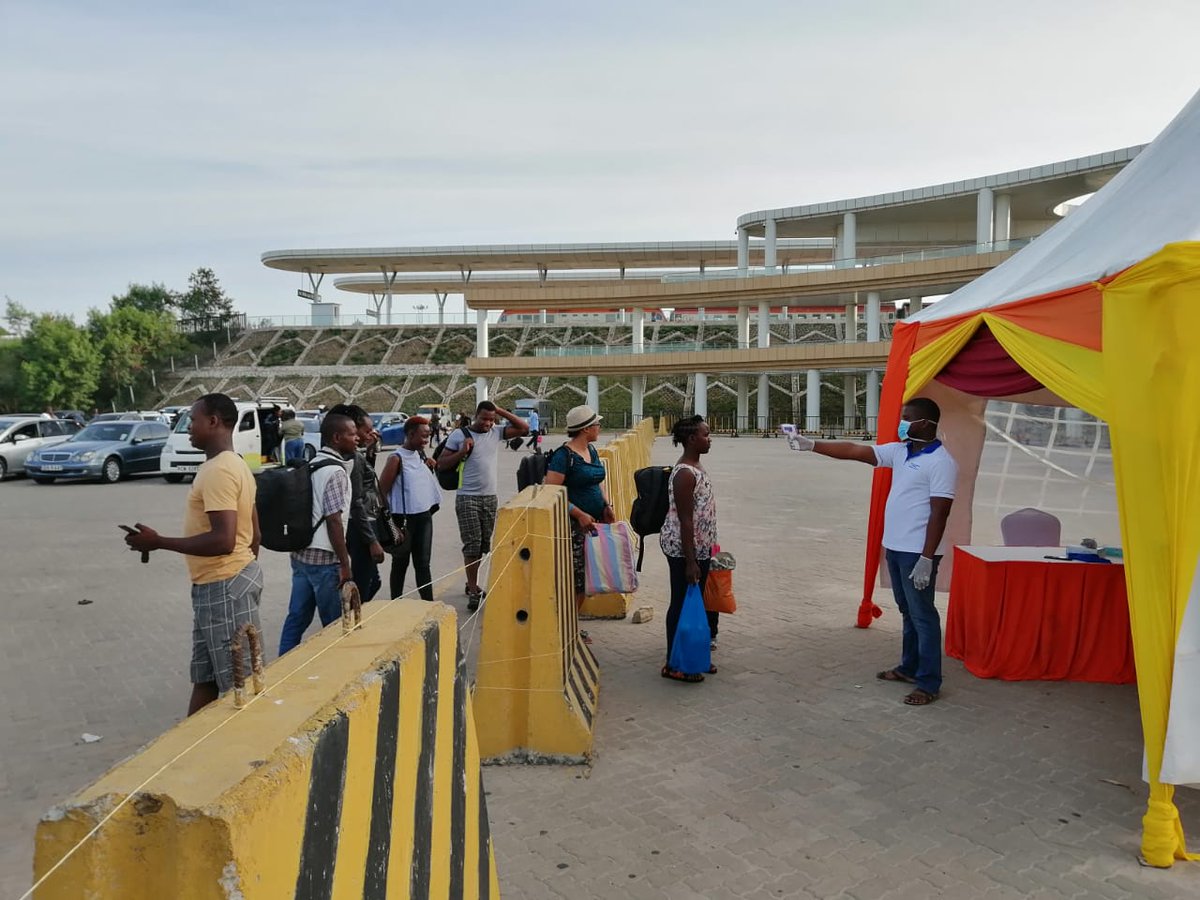 KenyaRailways_'s tweet image. Passenger temperatures to be checked during check-in at the Madaraka Express Passenger Service stations. Passengers also being sensitised at the waiting lobbies of the stations and onboard the train. This measures to go on till the Coronavirus outbreak is contained and overcome