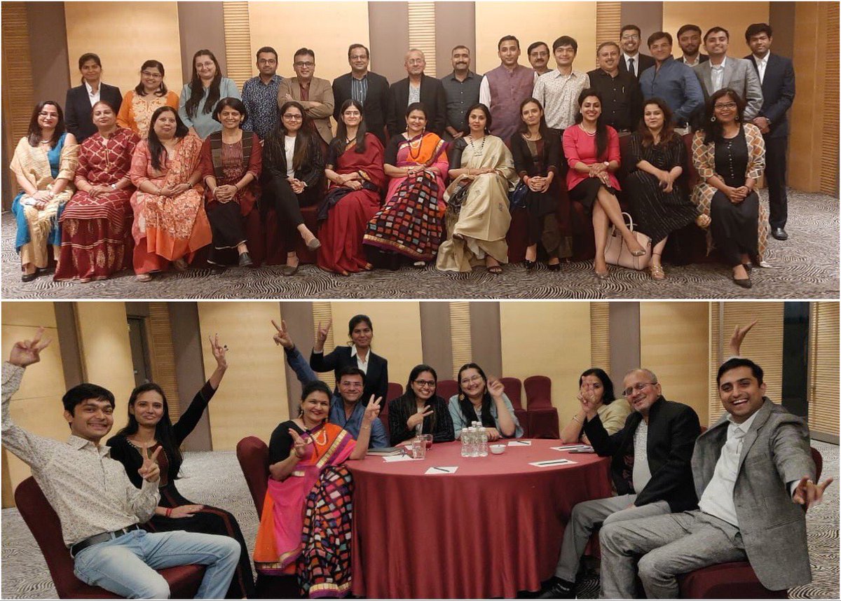 SIMSRAlumni's tweet photo. Ahmedabad Alumni City Meet was held on 14 March

The meet provided an opportunity for Ahmedabad based Alumni to network and reminisce the good old days at @SIMSRofficial with fellow alumni and faculty members. As an icebreaker, alumni engaged in fun games and liven up the meeting https://t.co/rQDndhvBqk