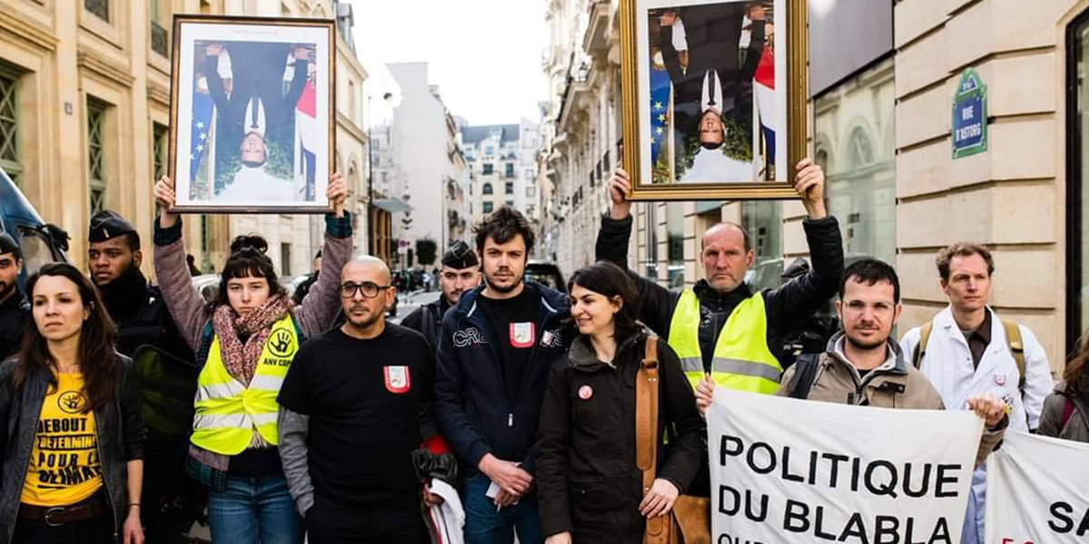 DinamoPress's tweet photo. In questi giorni, la Francia di Macron vara le prime misure di contrasto al Covid-19. Eppure, nel contesto transalpino, le reazioni istituzionali si innestano su un terreno caratterizzato da contraddizioni e conflitti di eccezionale intensità https://t.co/HtLwboGQzg https://t.co/AcbnCWWS8w