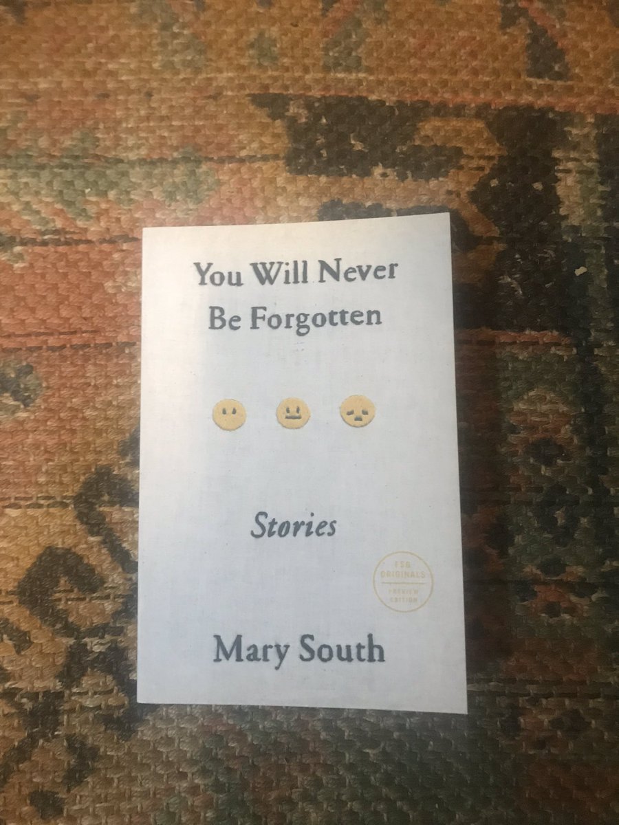 Weird and lovely stories, utterly appropriate for these harrowing times, touches of Saunders and Lipsyte, by  @marysouth and out just this week.