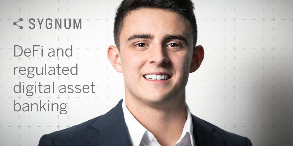 sygnumofficial's tweet photo. #MustWatch @GavinPacini #SygnumBank's Head of #blockchain Engineering talks about the challenges to decentralised finance, &amp; how our regulated approach to digital assets is providing institutional grade trust to our customers". https://t.co/8J783m1GV3 #digitalasset  #fintech https://t.co/MAGzuFDs2g