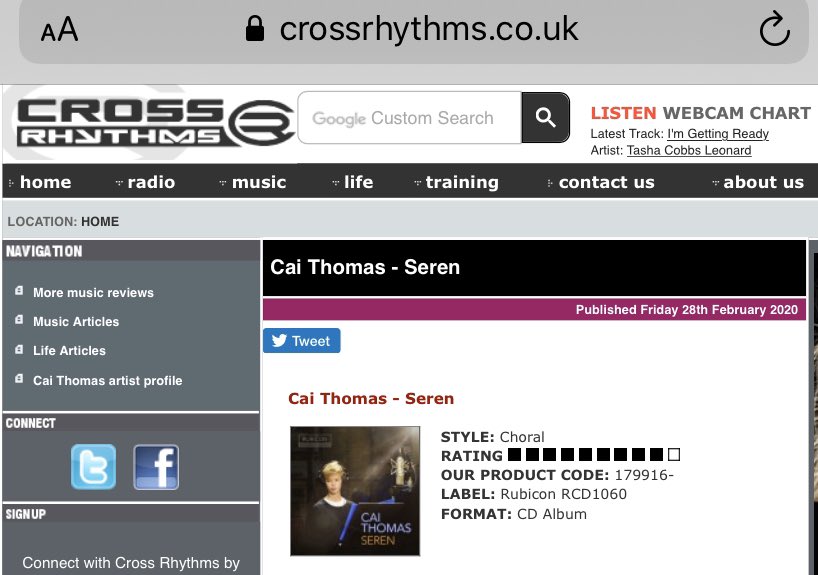 Review: Seren - Cai Thomas | Cross Rhythms.     My first review!🎵🎶 crossrhythms.co.uk/products/Cai_T… via <a href="/crossrhythms/">Cross Rhythms</a> <a href="/rob_lewis_music/">Rob Lewis</a> @Andy_Doe <a href="/ScalaRadio/">Magic Classical</a> <a href="/ClassicFM/">Classic FM</a> <a href="/GrayConc/">Grayshott Concerts</a> @pegasuschoir <a href="/sim_4/">Sim 4 lover</a> <a href="/mozartplayers/">London Mozart Players</a> <a href="/GroveNarberth/">Grove of Narberth</a>