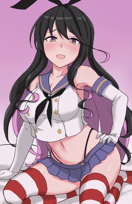 長波に土下座して島風の服を着てもらった 