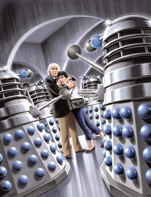 The Daleks by  @LeeSullivanArt and  @TomTheDoodler (from the DVD Files).
