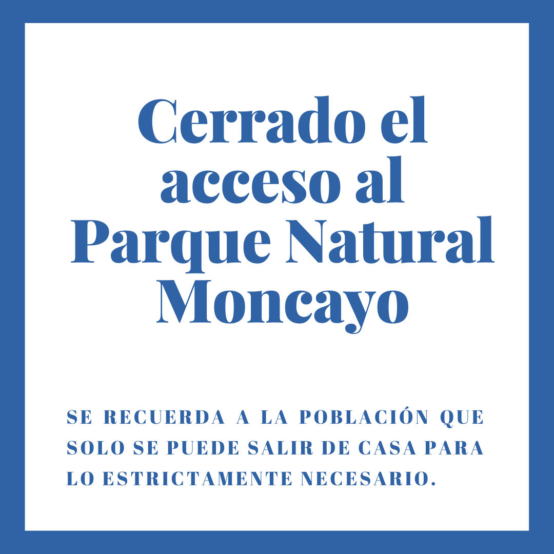 AytoTarazona's tweet photo. Se estan cerrando los accesos al P.N. del Moncayo, por la gente que se ha encontrado, haciendo ejercicio, paseando, ... La Guardia Civil y Forestales de DGA, están procediendo al desalojo del mismo. 
Recordamos que solo se puede salir de casa en casos estrictamente necesarios. https://t.co/BOOWcCweiU