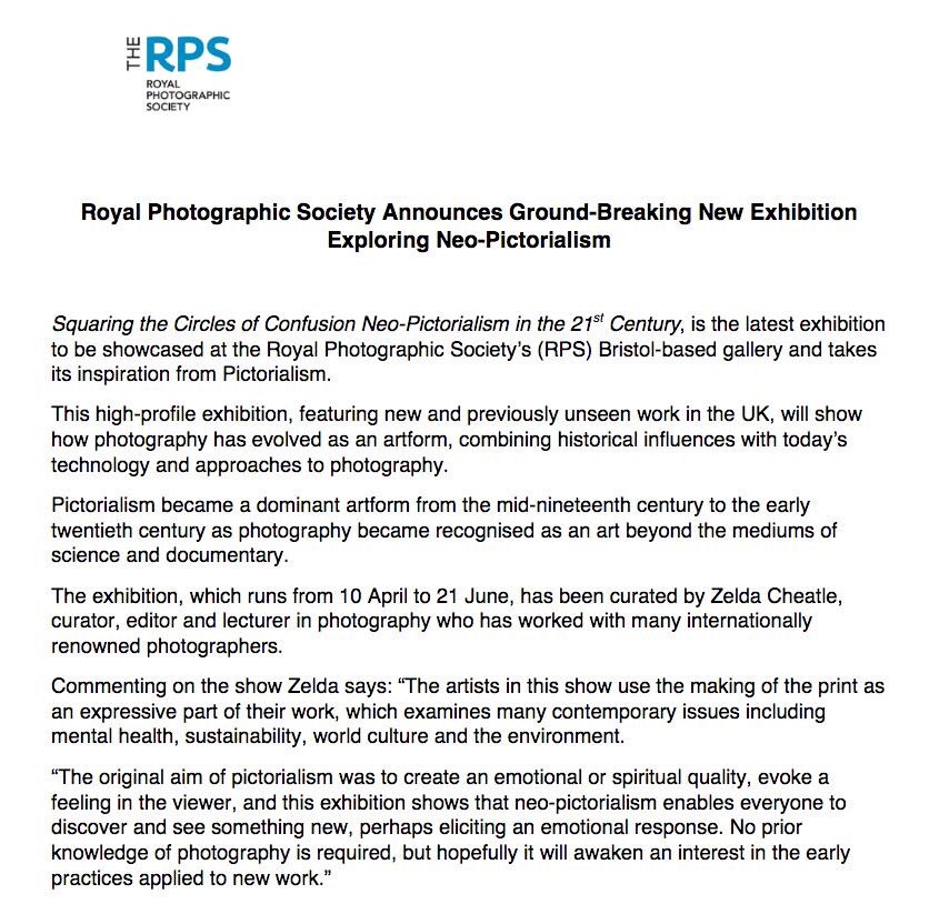 Press release for our Exhibition next month. #photoexhibition #exhibition #art #artexhibition #photography #neopictorialism #pictorialism