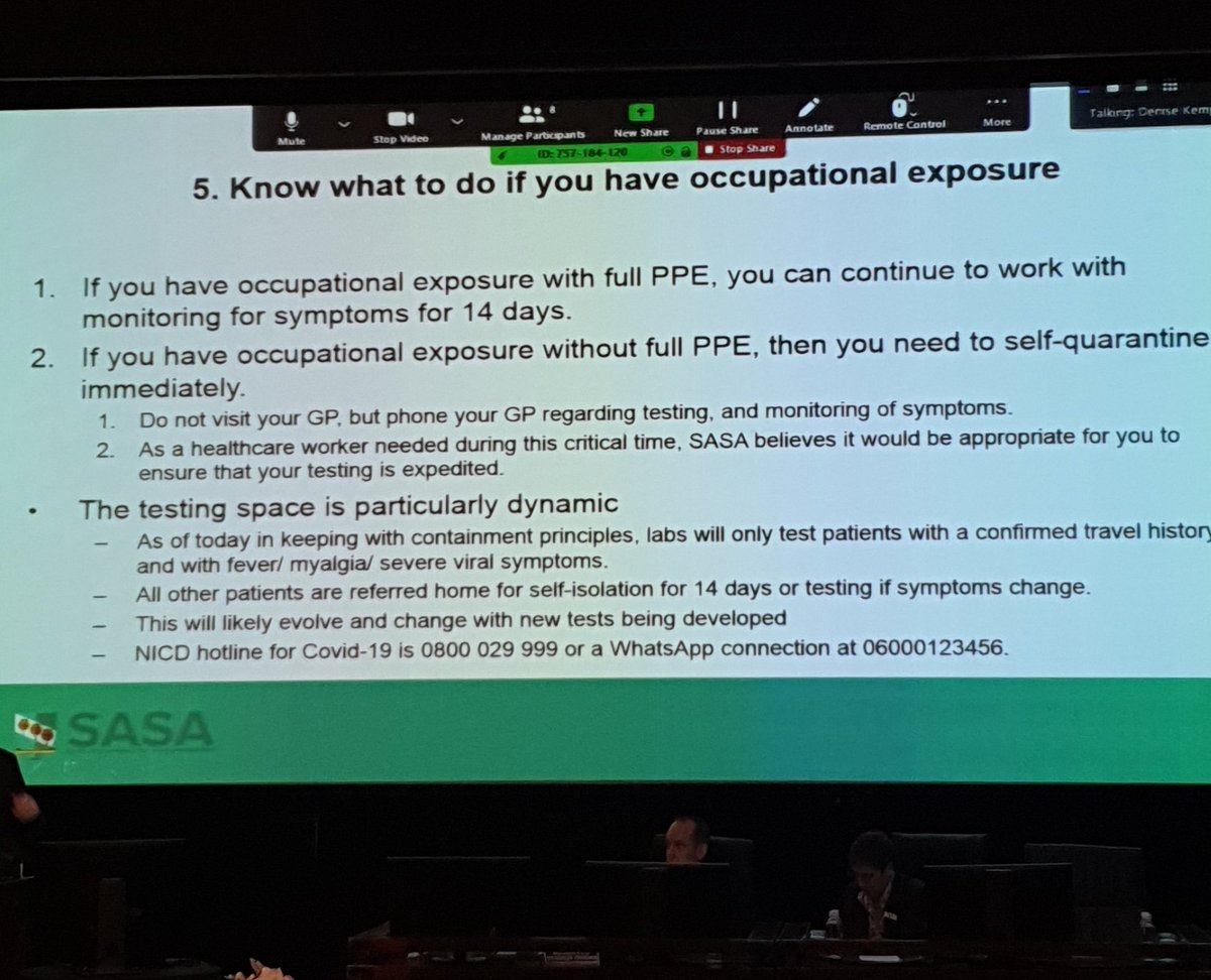 SteylCharle's tweet image. Thank you to SASA for practical guidance on #Covid_19. These are some of the slides on the guideline that will be released today. @BruceBiccard @docanaesthetic #Sasa20
