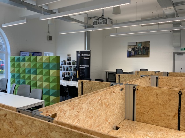 GreenwichAlumni's tweet image. The new @Gre_Generator facilities at Cooper Powerhouse are looking 😍 Graduates who have their own business can take advantage of free hire in the co-working space and a host of other services to help their business grow. Discover more here 👉ow.ly/pHxU50yLf8I