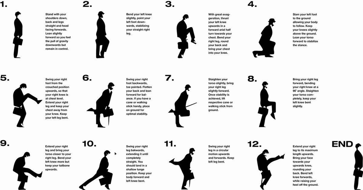 wisevis's tweet photo. Pro tip: if you have to leave your house, take advantage of the silly walk to ensure social distancing. #covid19 https://t.co/uQjRceZIyU