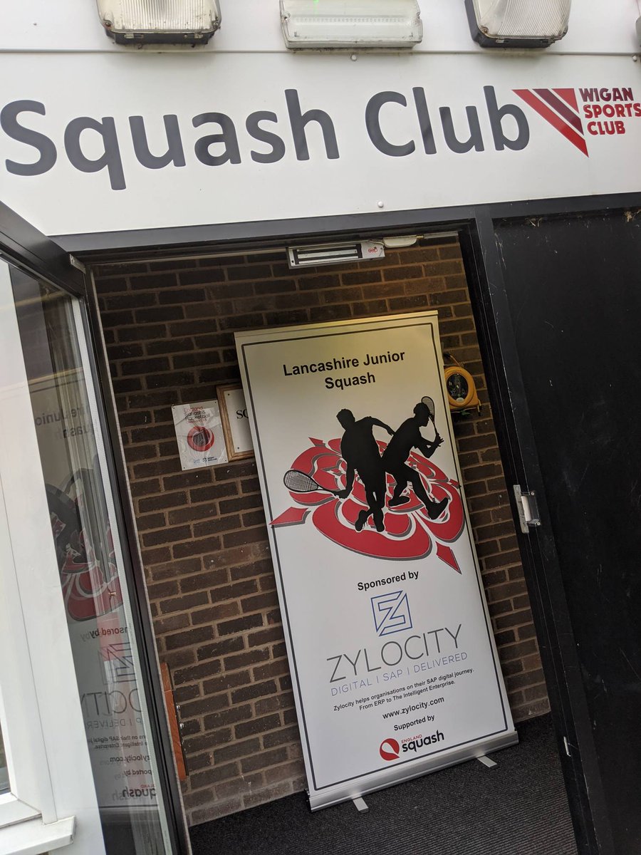 wigansportsclub's tweet photo. A proud moment for the club this morning as we host @ljmassaro @DaveTsquash &amp; @lancs_sqush Thanks to @XpressiveInt &amp; zylocity for their continued support https://t.co/9sfFuh5hnT