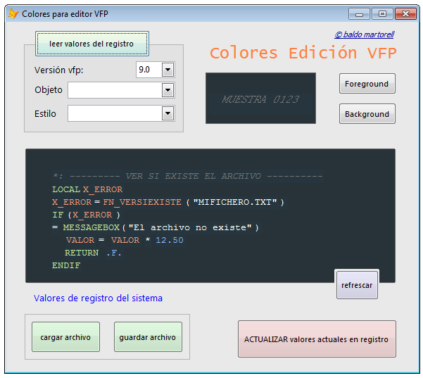 lwp_'s tweet photo. #Código de #FoxProVisualFoxPro - Colores tipo Sublimetext en edición https://t.co/fzvgIKEiJP https://t.co/wXdGVoTIDW