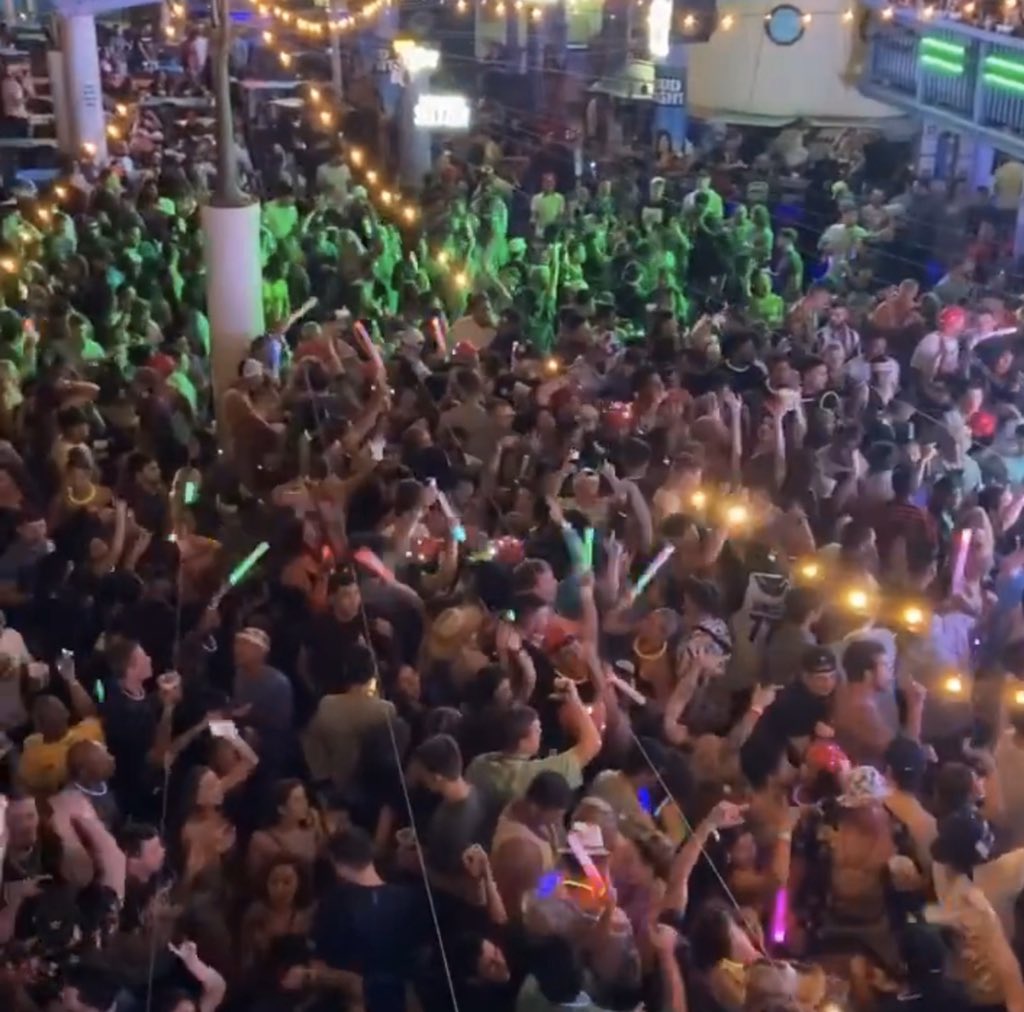 Picture of Spring Break on South Padre last night. Time for a legally mandated, required shutdown of our country.