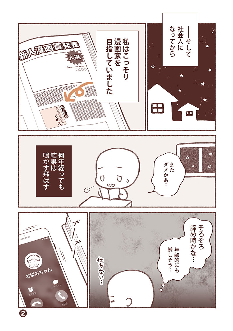 先日、
大好きな祖母が亡くなりました…

気持ちの整理をつけたくて、
祖母との印象的な思い出を漫画にしてみました。

「 私の夢と祖母の話 」

👵🍀🐿 