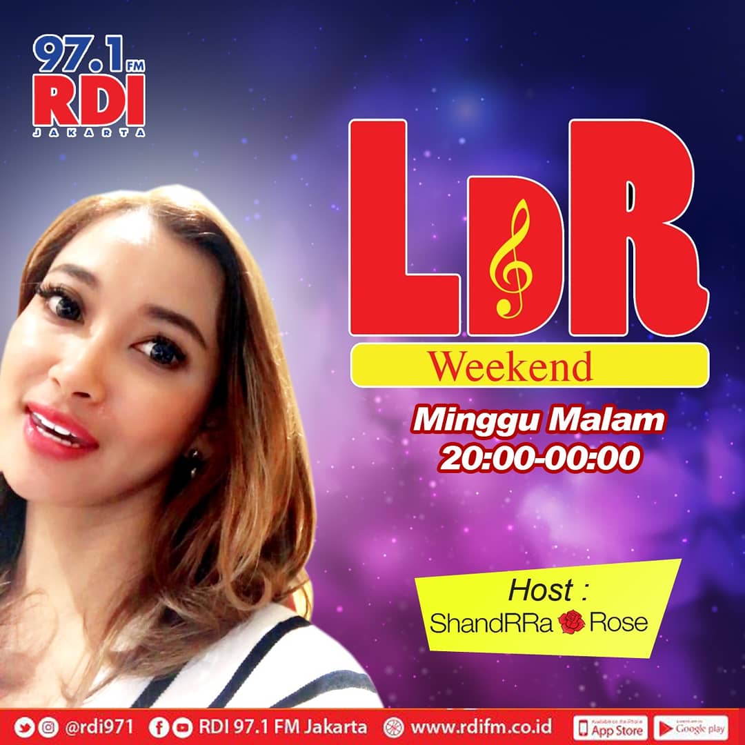 97.1 FM RADIO RDI JKT (@rdi971) on Twitter photo Asyikkk minggu malem kalian makin ekseizz karena bakal di temenin <a href="/shandRRa_rose/">ShandRRa Rose</a> sampe jam 12 malem di #LDRWEEKEND yuk tulis di komen request lagu-lagu kesukaan kalian dari sekarang ya sob!
Request juga bisa ke
WA : 0812121297
#KRINGKRINGLDRWEEKND : 0213911971 Asyikkk minggu malem kalian makin ekseizz karena bakal di temenin <a href="/shandRRa_rose/">ShandRRa Rose</a> sampe jam 12 malem di #LDRWEEKEND yuk tulis di komen request lagu-lagu kesukaan kalian dari sekarang ya sob!
Request juga bisa ke
WA : 0812121297
#KRINGKRINGLDRWEEKND : 0213911971