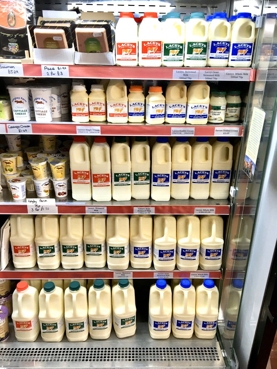 No need to panic! 
We’ve plenty of milk. 
Our milk is all from our cows on our farm. Zero food miles, if we need more we can bottle more! #shoplocal