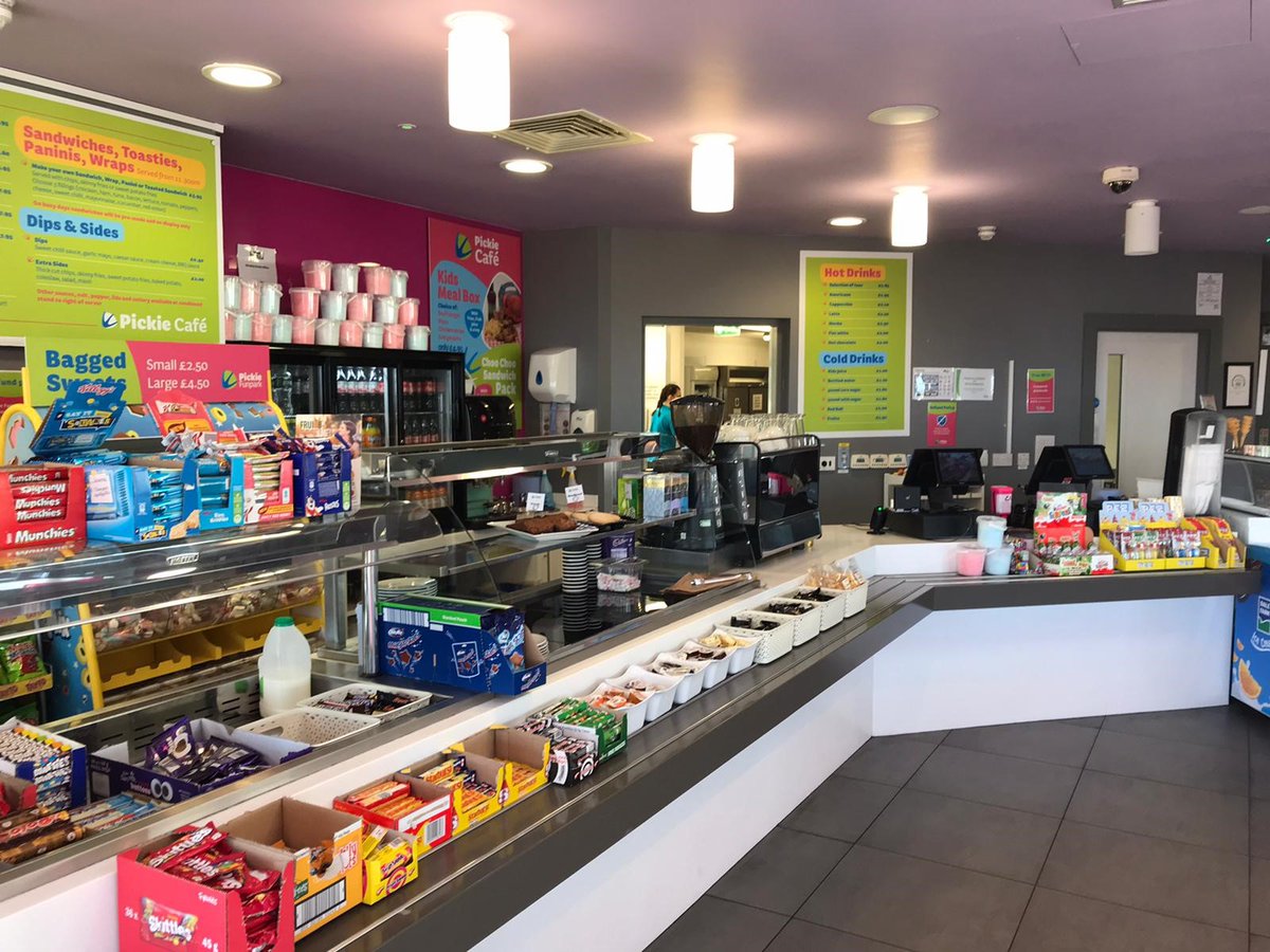 Plenty of sweets and treats available inside the Picke Cafe.

Open 9am - 4pm today | pickiefunpark.com