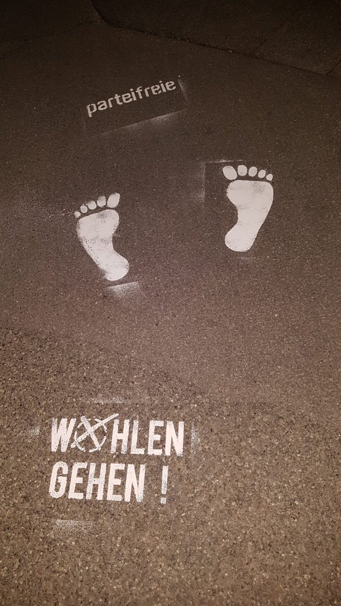 Im Kampf gegen Wahlverdrossenheit... 
allgemeiner Aufruf trotz aller Unkenrufe wählen zu gehen. Corona hält uns keine 6 Jahre in Atem - unsere Stadtpolitik schon ‼️
