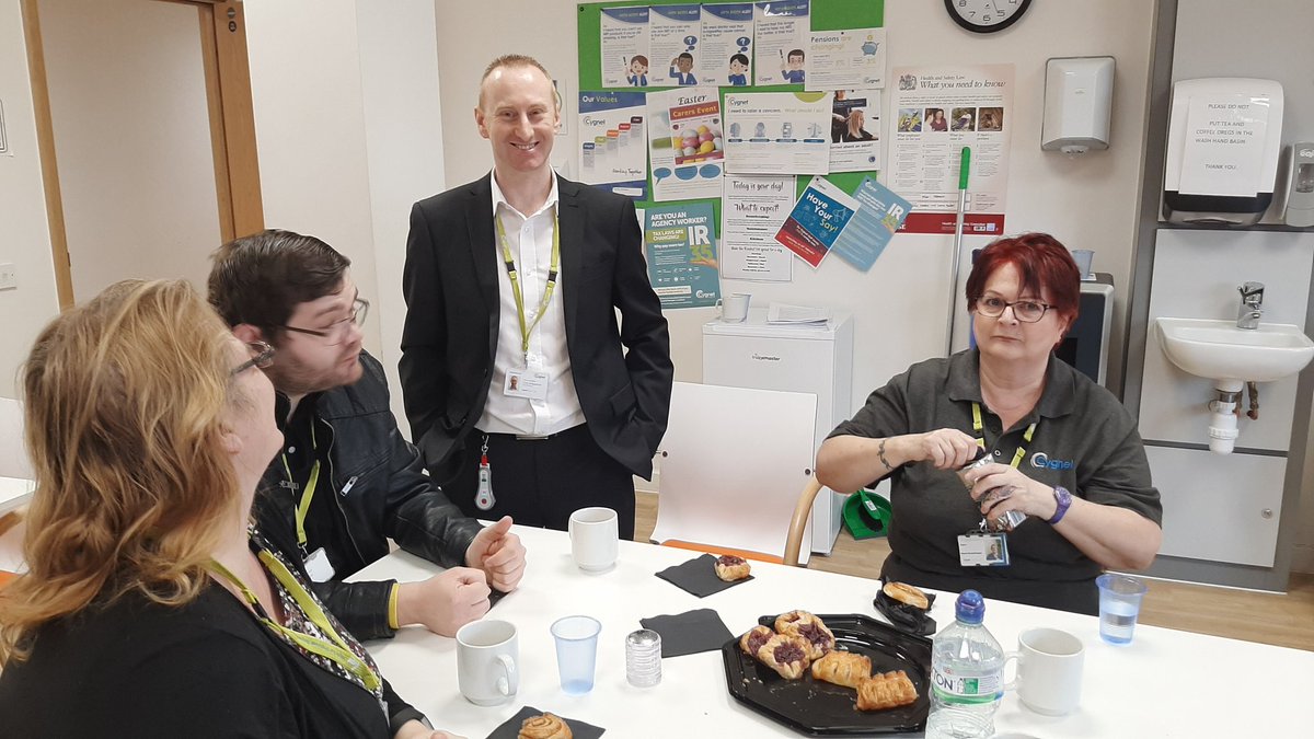 AlisonM04573560's tweet photo. Cygnet Maidstone were really pleased to welcome more new starters to the team this week. Heads of Departments and our Deputy Staff Chair joined them for breakfast on Friday as part of their Induction week @cygnethealth #teammaidstone #induction #newstarters https://t.co/WtHSMNC7s9
