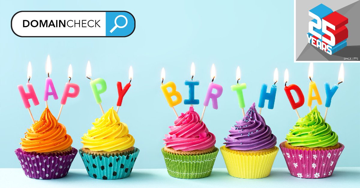 DomaincheckUK's tweet photo. As we celebrate our 25th Birthday, if you were born at the same time:
- You've slept for 3,046 days = 8yrs
- Your birthday is TODAY
- You've been alive for approx 219,000 hours
- You were born on a Wednesday
- You are approx 13,140,000 mins old
- Your next birthday is on a Sunday https://t.co/lIvr3XluU5