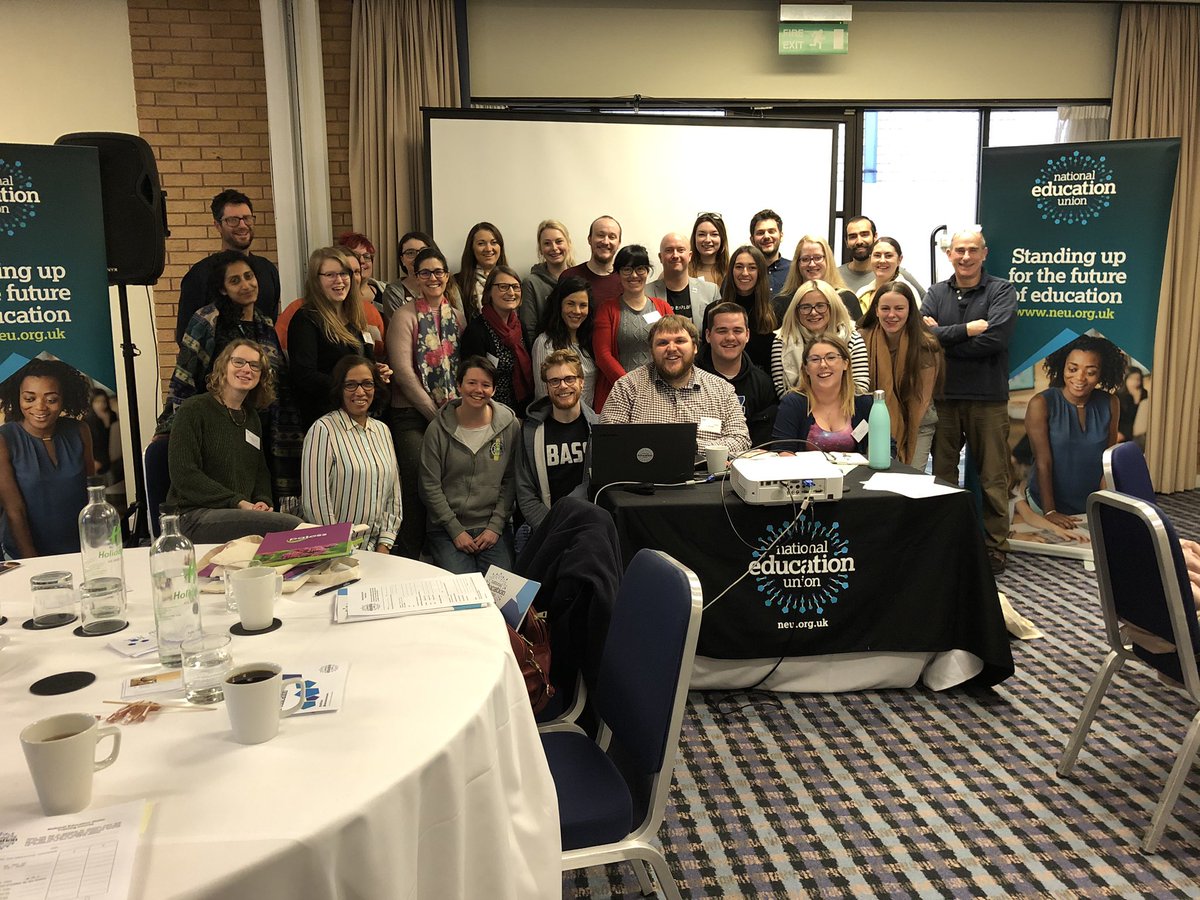 <a href="/NEUSouthWest/">NEU South West Region</a> NPYW Conference last day, had a great weekend with some wonderful CPD and networking! Excited to have people interested in getting more involved with <a href="/NEUnion/">National Education Union</a>
