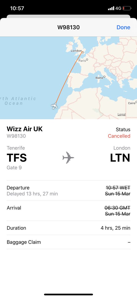 Mossymilsom's tweet photo. @wizzair pls advise urgently !! Is this cancelled? The airport are telling us it’s still going ahead?! https://t.co/n4cZEi1Vtu