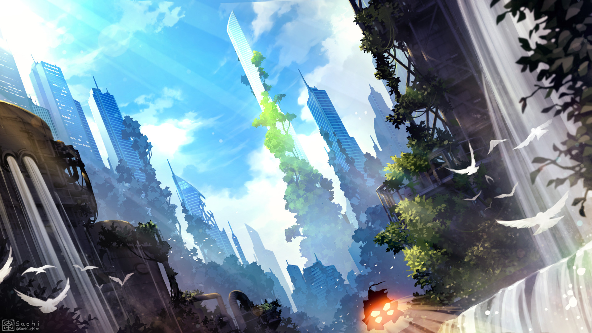 Sachi Pfaos三章用にイラスト投稿しました 今回は都市廃墟遺跡なイメージです ド定番 鉄板なモチーフですがやっぱり描いてて楽しい Pfaos 星の降り立つ都 Sachi Pixiv T Co 9knshvvws6 T Co Xsvlcm4xpl Twitter