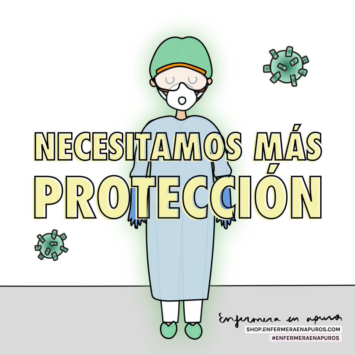 enfermeraapuros's tweet photo. Muchos profesionales NO TIENEN LOS EPIs necesarios para no contagiar y no contagiarse. 
Muchos profesionales NO TIENEN NI SIMPLES MASCARILLAS DESECHABLES en sus puestos.
NECESITAMOS MÁS PROTECCIÓN @sanidadgob
#coronavirus #covid19 #yomequedoencasa #frenalacurva https://t.co/AekJqH0LSI