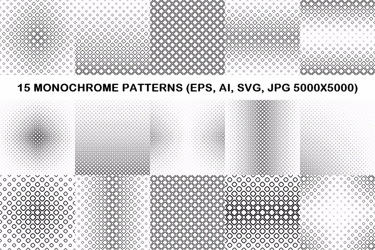 DavidZydd's tweet photo. 15 Monochrome Square Patterns #BackgroundDesign #abstract #GraphicDesign #graphics #design #monochrome #vector #set #AbstractGraphic #graphic #BackgroundGraphic #backdrop #graphicdesign #motif #patterns #GeometricalBackground #background https://t.co/p1mdAIU0NP https://t.co/Sy97ldybj4