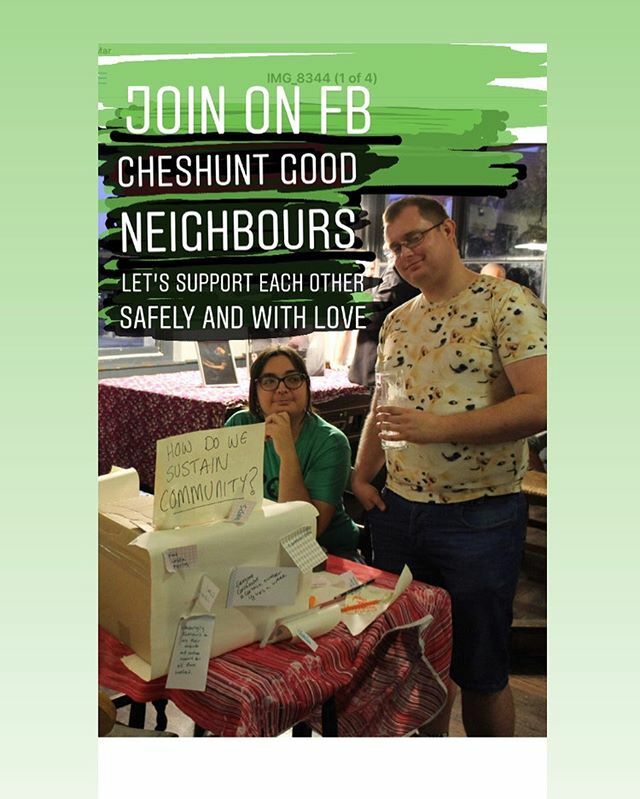 Perry and Beth are pondering what the future will hold.. who would help them when they needed it and what they could do if they had capacity and time... .
Join Cheshunt Good Neighbours on FB to ask your questions share ideas and give time if you can link… instagram.com/p/B9wD52Vg-gt/