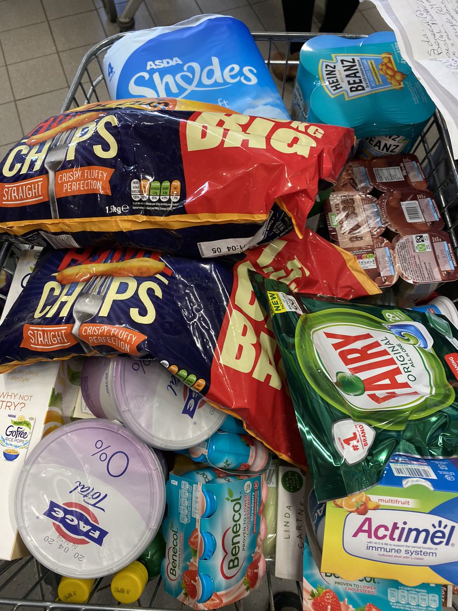 Asda can be church... One of the old folk we give lift to was upset, confused &amp; worried as her shopping delivery slots weren’t available for weeks. So we did the shop instead of going church. It’s little ways to support each other that will help us all get through...