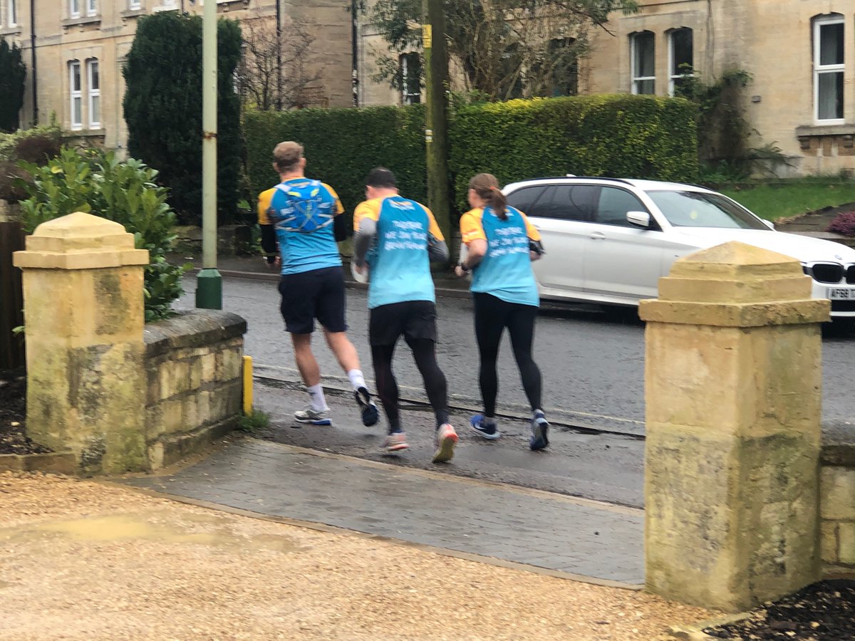 And they are off! @LewisMoody7 and two of our brilliant runners setting off on their own half marathon in support of @LewisMoodyFdn we have other runners on their own routes around the country. So proud of every single one 🏃🏼‍♀️🏃🏻🏃🏼👏🏼 #tacklingbraintumourstogether
