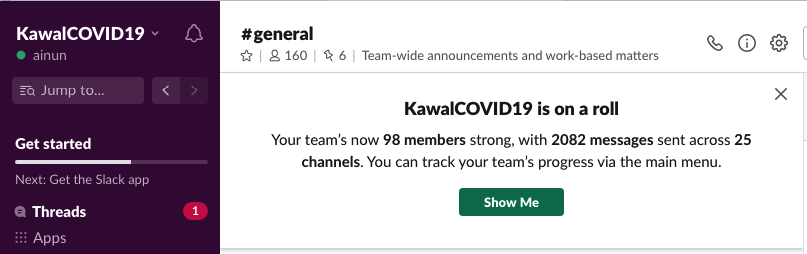 ainunnajib's tweet photo. @KawalCOVID19 team is on a roll!

If you're an Indonesian techie, willing to volunteer, please reach out to me: ainun@code4nation.id 

We need:
- Product Managers
- UX Designers
- UI/Web Designers
- Backend Engineers
- Frontend Engineers
- Mobile App Engineers

Multiple use cases https://t.co/f8nwYFSXHP