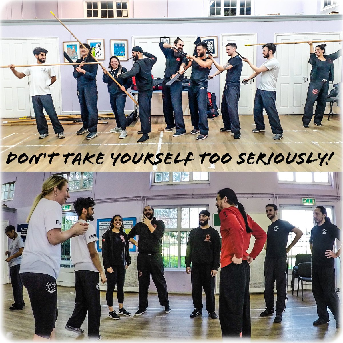 SifuLudwig's tweet photo. Don't take yourself too seriously! Enjoy the journey 🙏

#wckuk #wingchun #kungfu #sifujasonludwig #martialarts #croydon #wingtsun #sundaythoughts https://t.co/hPuQ1Ktxl1