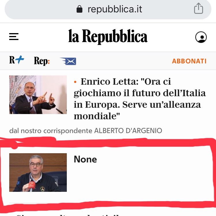 2M_report's tweet photo. Alla domanda “ma possiamo andare a fare una passeggiata?”, la protezione civile, esausta, ha smesso di argomentare le risposte:
#NONE !!!
#quarantena #stiamoacasa  
@DPCgov @repubblica https://t.co/G0PuqpBJfj