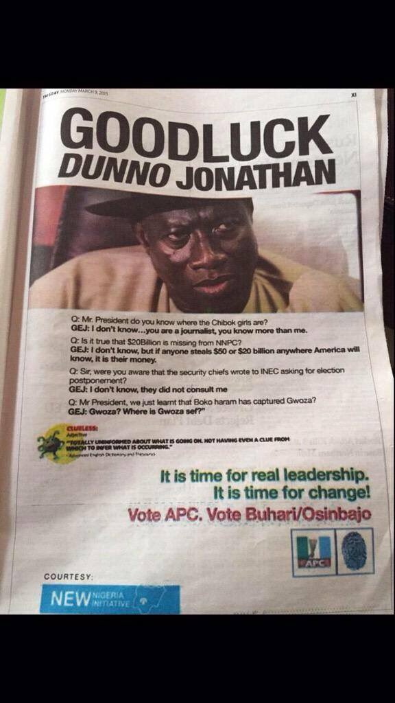 Jaafar Jaafar Muhammadu I Am Not Aware Buhari