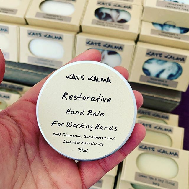 KatsKalma's tweet photo. Hands cracked and crazy dry due to all that new craze of hand washing and using a sanitiser? We got just the thing to make your skin better! Our restorative hand balm has lots of healing oils to help your skin heal and soften it up! Available online and … https://t.co/Xo64bG32Gk https://t.co/G316f3htjQ