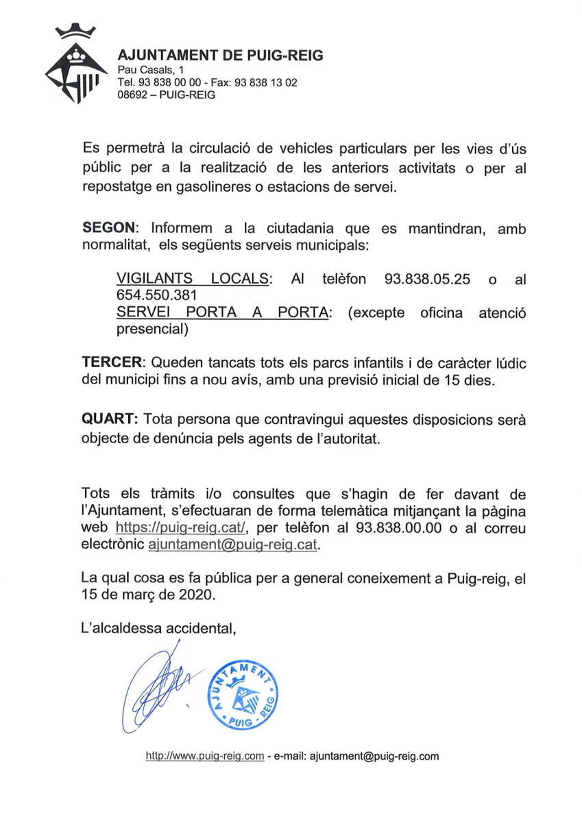 Ajuntament Puig-reig tweet media