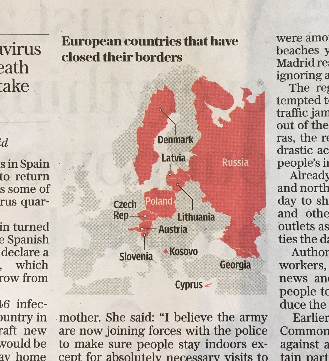 Heads up, Sweden. You’ve moved. #sundaytelegraph <a href="/Telegraph/">The Telegraph</a>