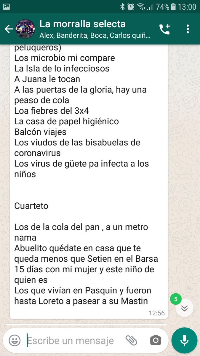gagodecadi's tweet image. El grupo de wasa la morralla selecta hemos sacado las agrupaciones para el año que viene ahí tenéis