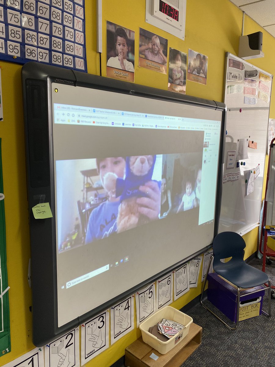 AJavoian's tweet photo. First day of live office hours at DHS for distance learning! The kids lit up with excitement! #6ranches1family #dhsedu https://t.co/vJg7egwBSZ