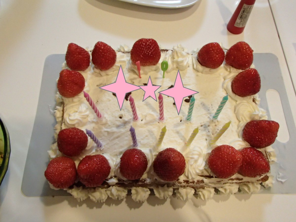 自分の誕生日ケーキ