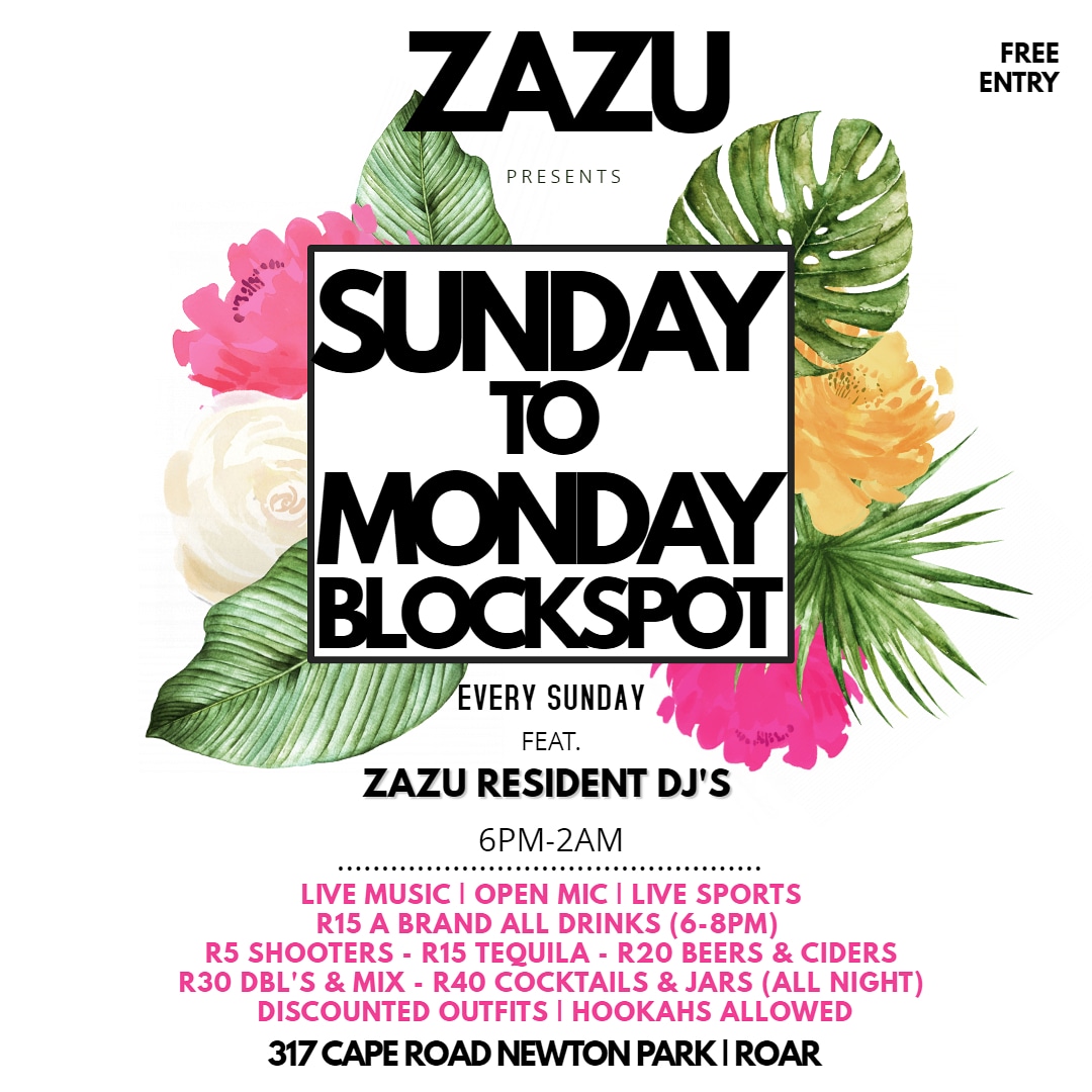 ZAZU_ENT's tweet photo. Tonight from 6pm!
Sunday to Monday! https://t.co/ccdDYYHOFR