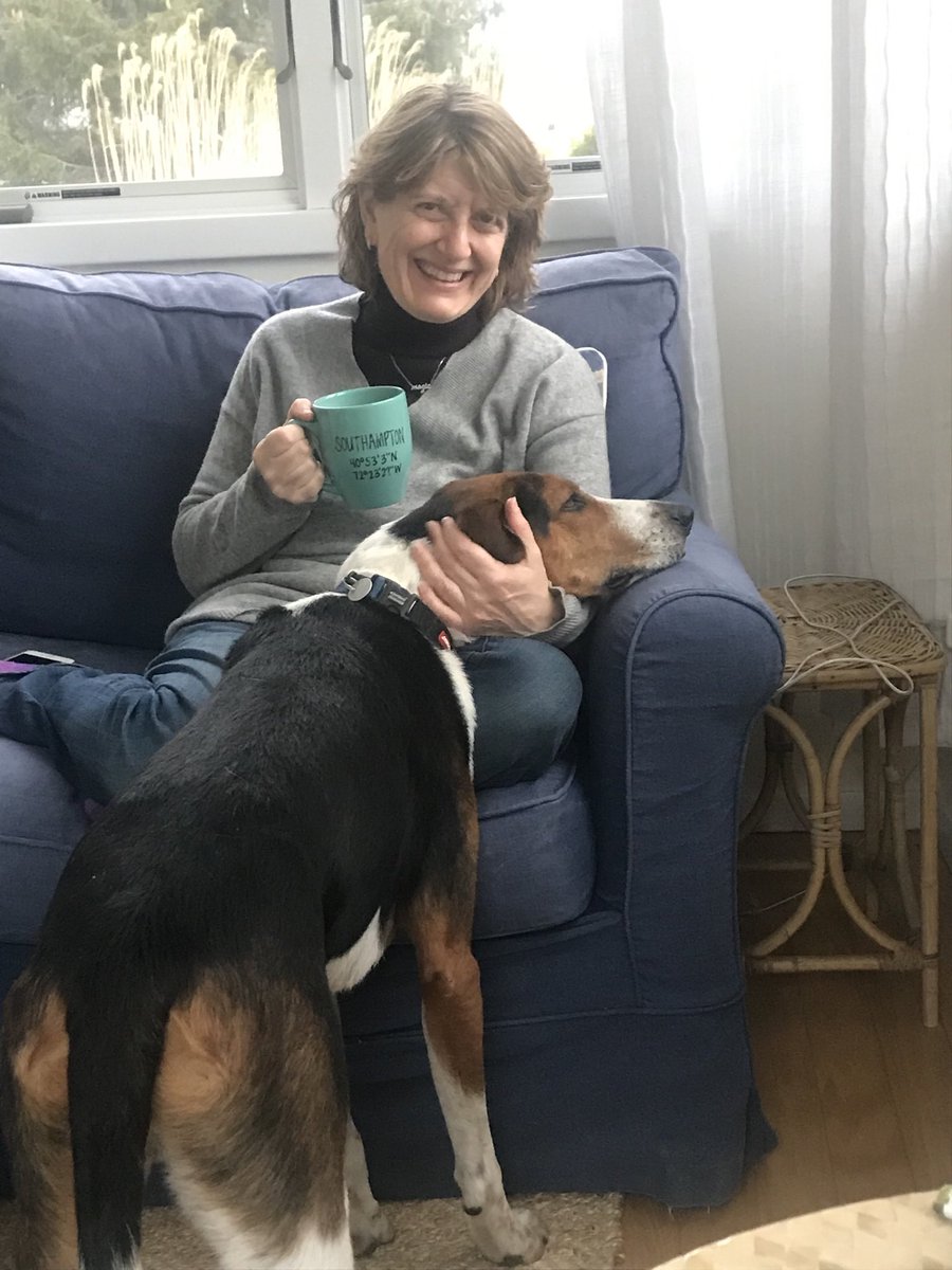RKerner's tweet image. Perfect Sunday morning! Coffee with Mack. This could be you next Sunday! Contact ⁦@ShelterHampton⁩ and adopt Mack!